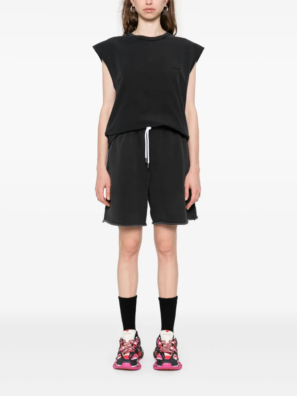 Shop Purple Brand Cotton Tank Top