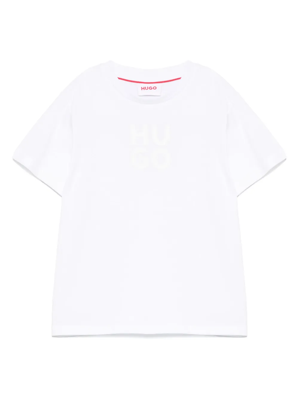 HUGO KIDS Katoenen T-shirt Wit