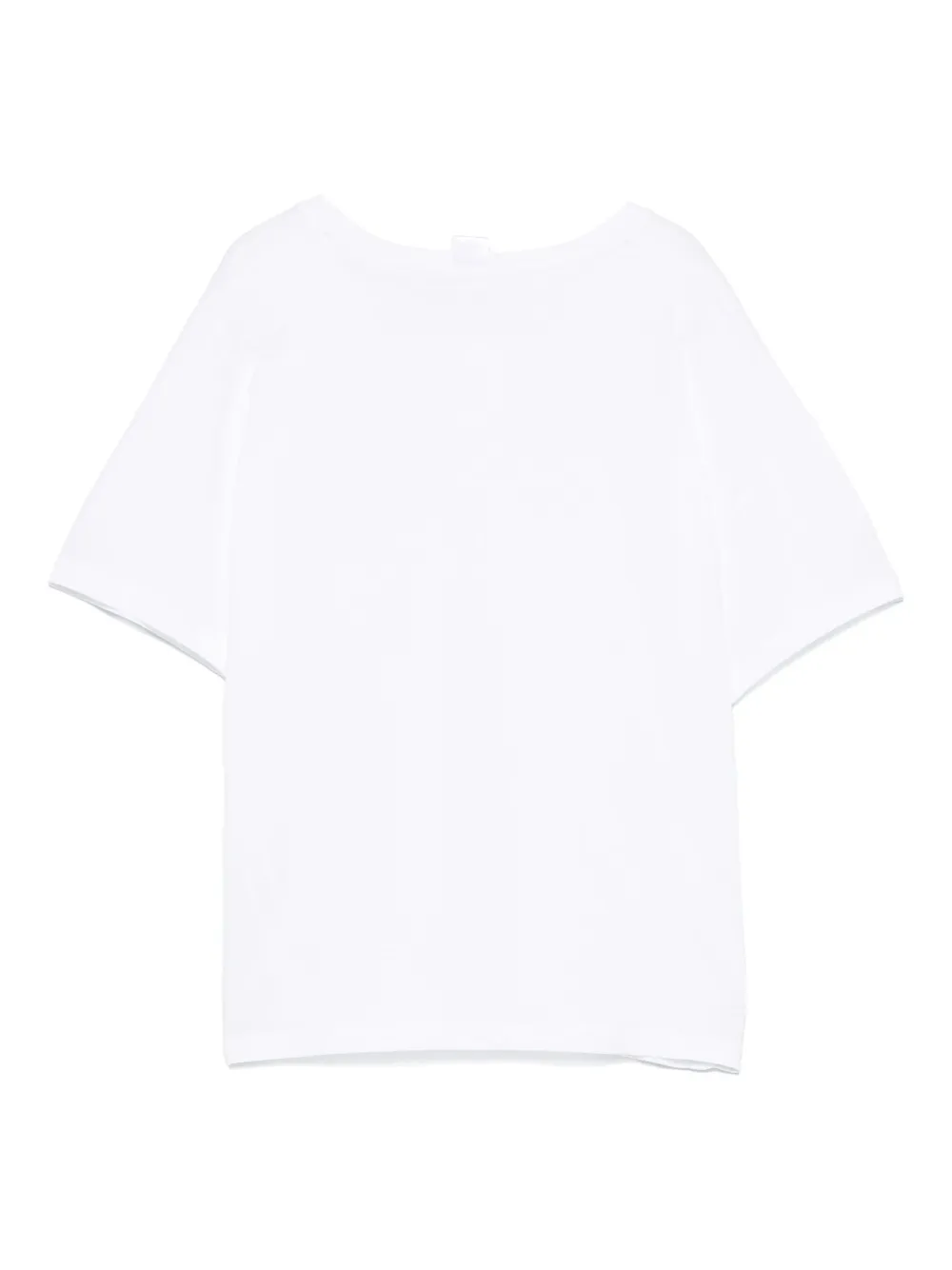 LIU JO T-shirt met verfraaid logo - Wit