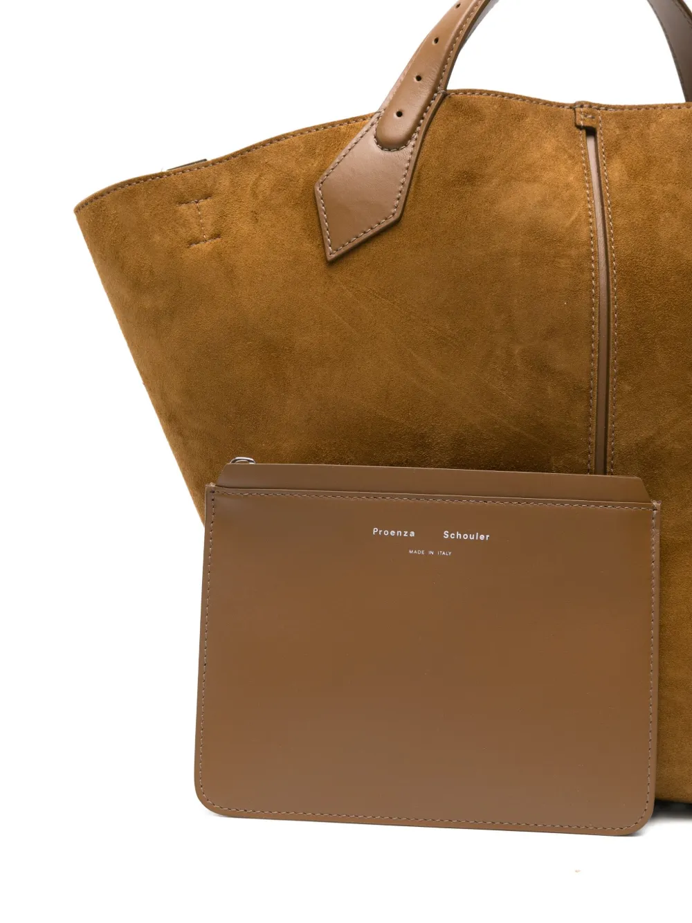 Proenza Schouler large Chelsea suede tote bag Bruin