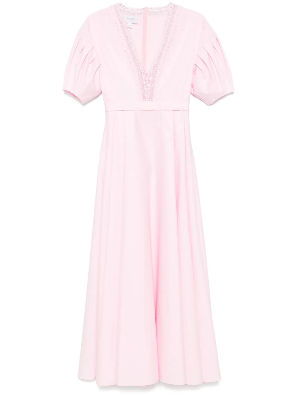 Giambattista Valli Popeline maxi-jurk Roze