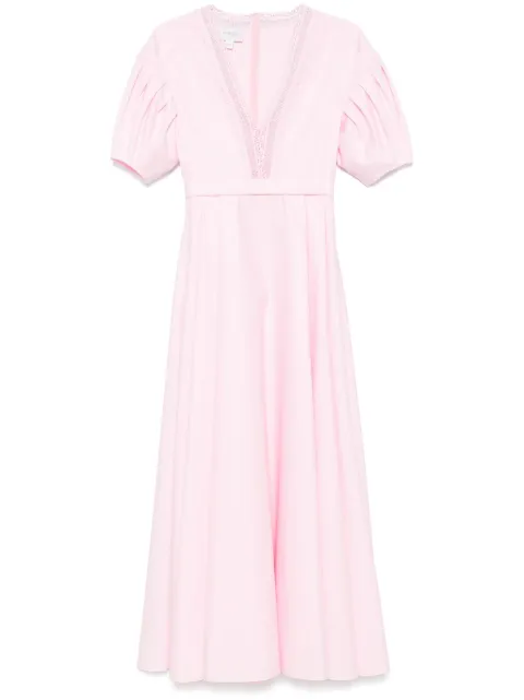 Giambattista Valli vestido largo de popelina