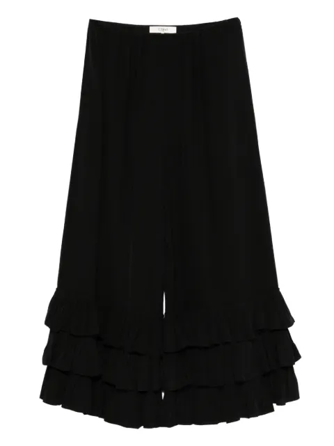 Chloé crepe de chine trousers