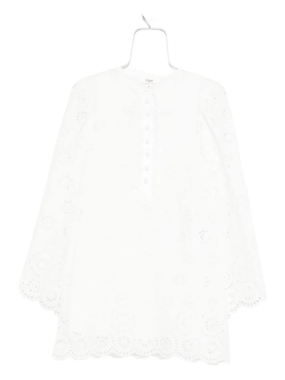 Chloé Cotton Voile Mini Dress