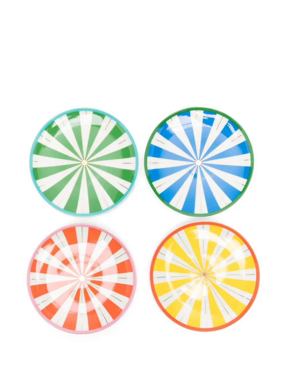 Jonathan Adler Portofino coasters (10cm) | Orange | Image 1