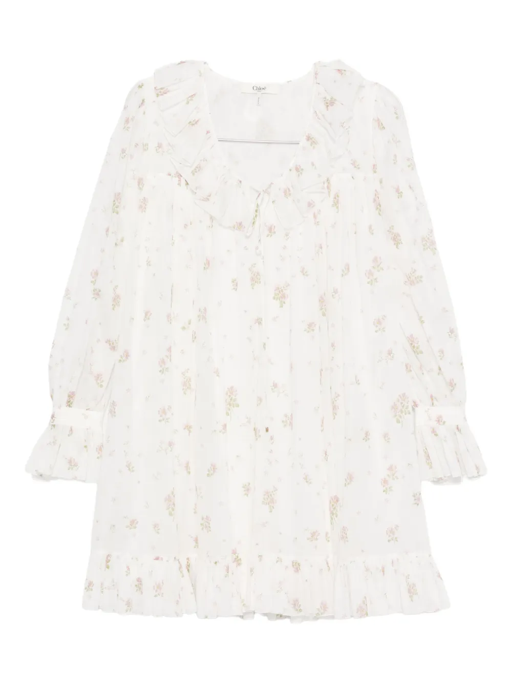 Chloé Floral-print Mini Dress