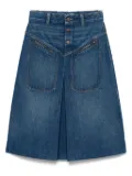 Chloé denim midi skirt - Blue