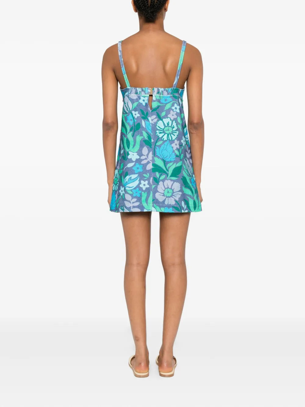 Chloé cotton jersey mini dress Blauw