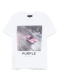 Purple Brand Clean jersey T-shirt - White