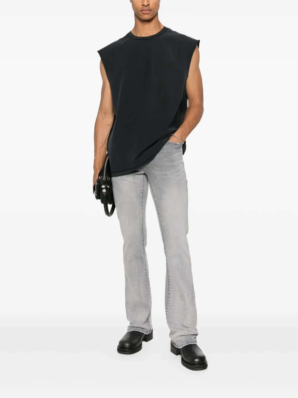 Purple Brand Flare Stormy Sky jeans - Grijs