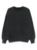 Purple Brand crew-neck fleece sweatshirt - Grey