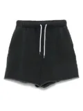 Purple Brand cotton fleece shorts - Black