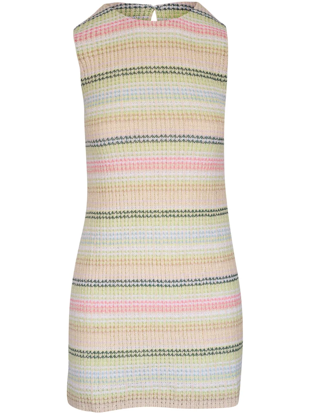 Missoni Gestreepte mini-jurk Groen
