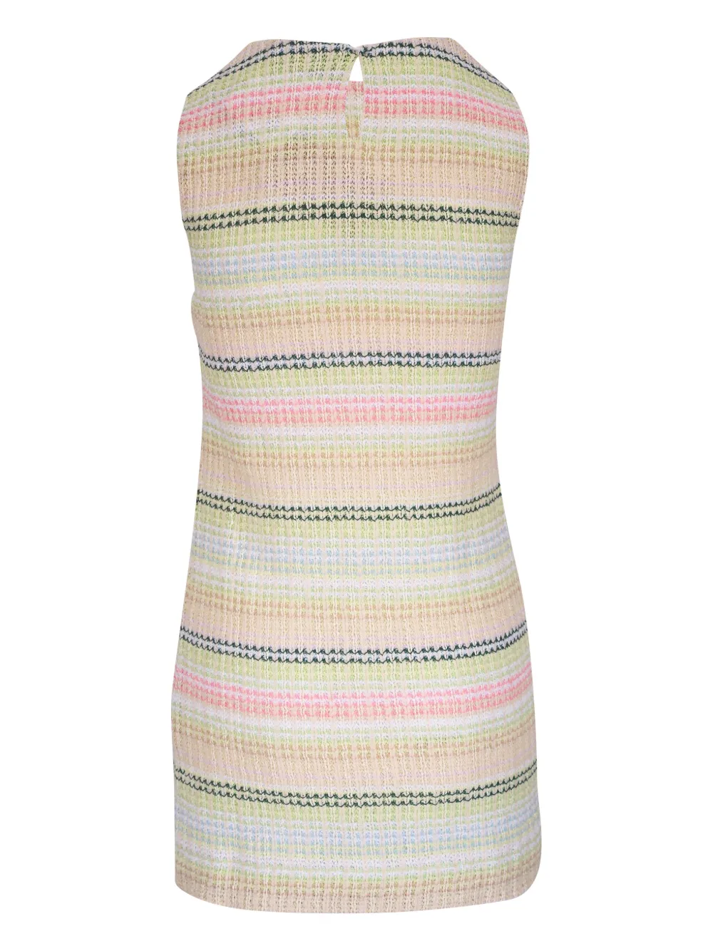 Missoni Gestreepte mini-jurk - Groen