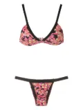 Amir Slama floral-print bikini - Pink