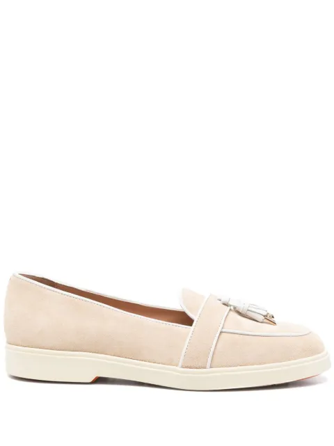 Santoni mocasines con detalle de borlas