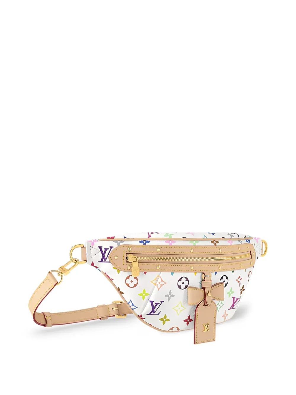 Louis Vuitton Pre-Owned x Takashi Murakami High Rise "White Multicolored" heuptas Wit
