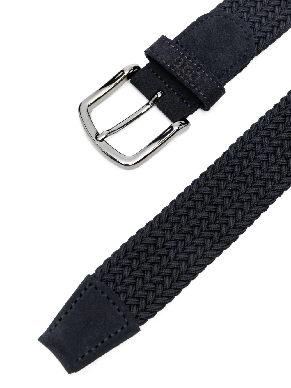 BOSS Leren riem - Blauw