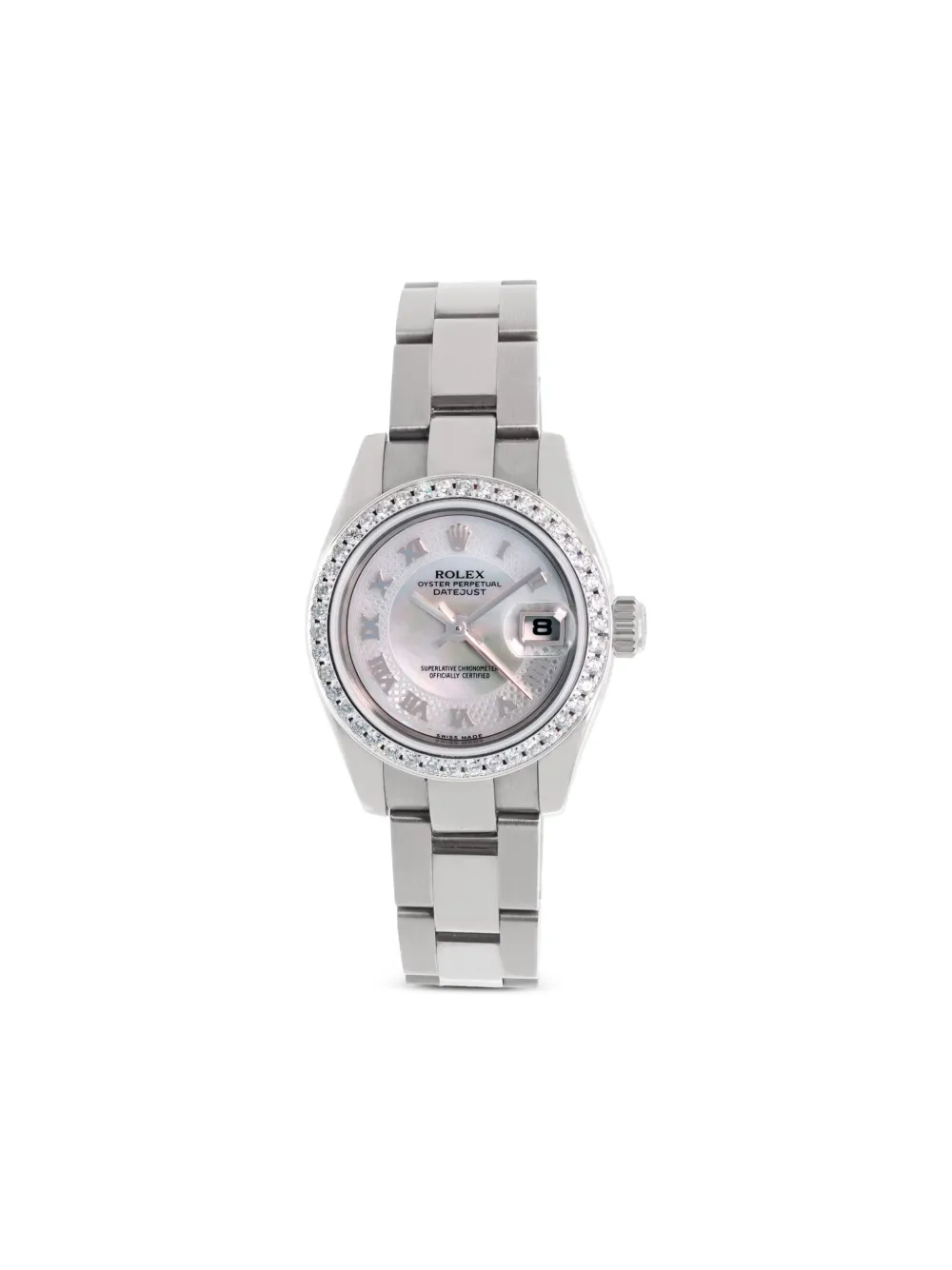 Rolex pre-owned Date Just 26mm | White | Image 1