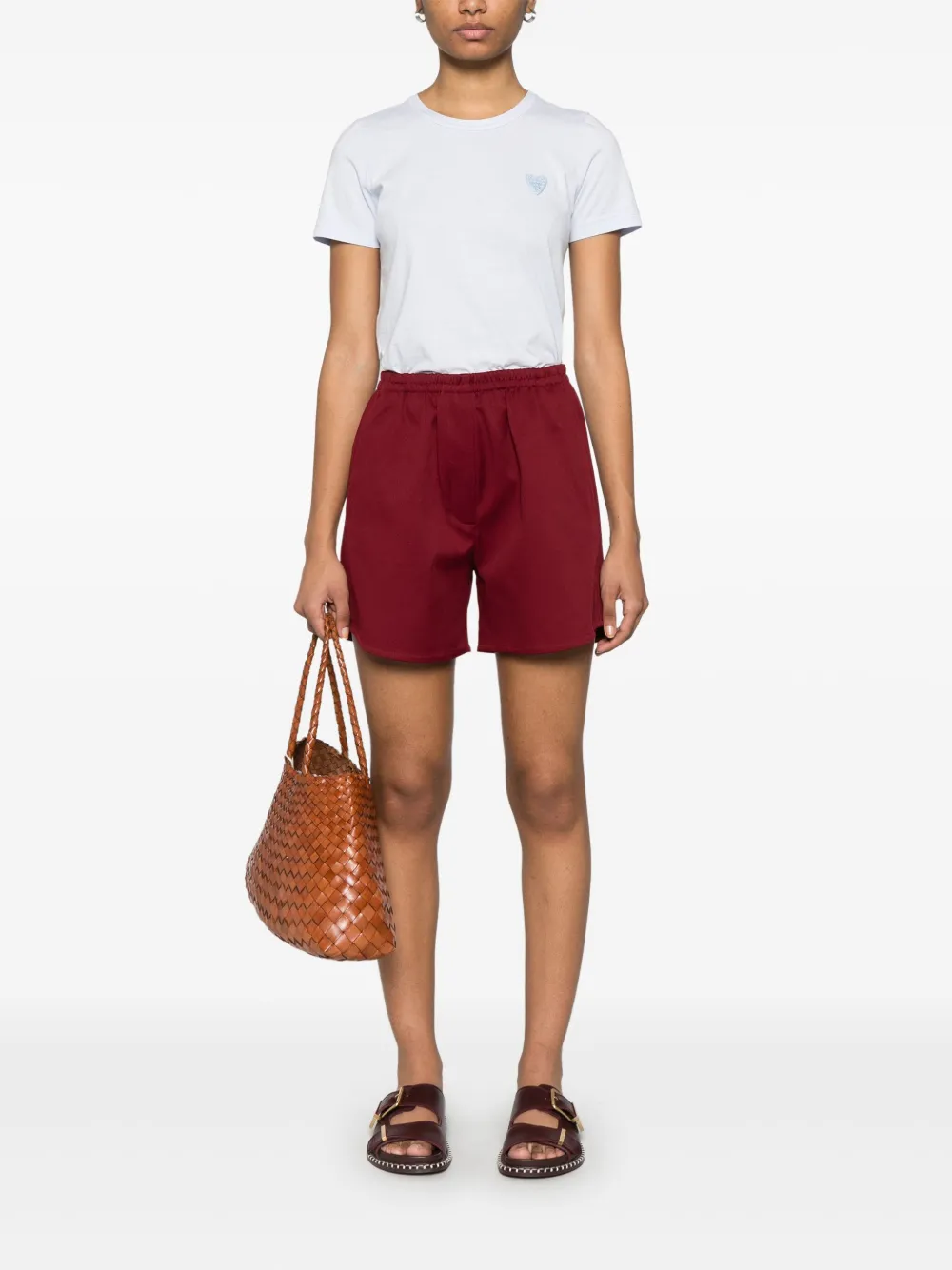 Forte Forte Twill shorts - Rood