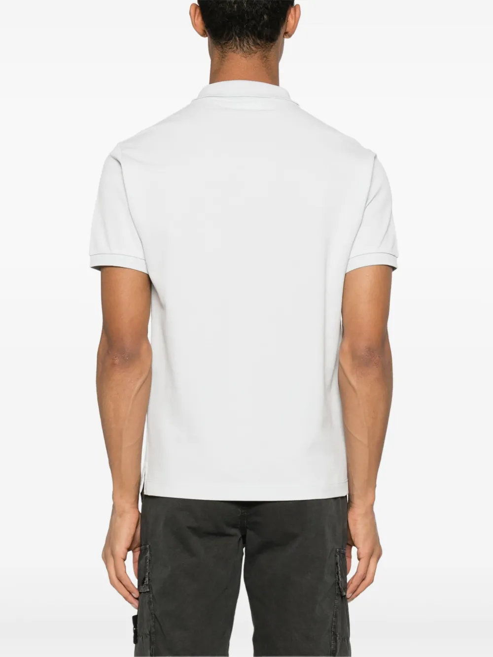 Stone Island Poloshirt met Compass-logopatch Blauw