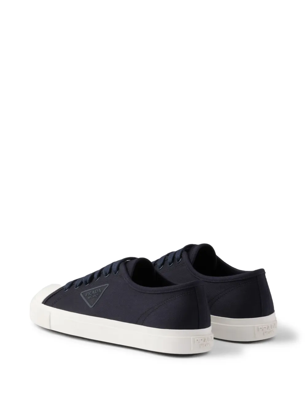 Prada triangle-logo sneakers Blue