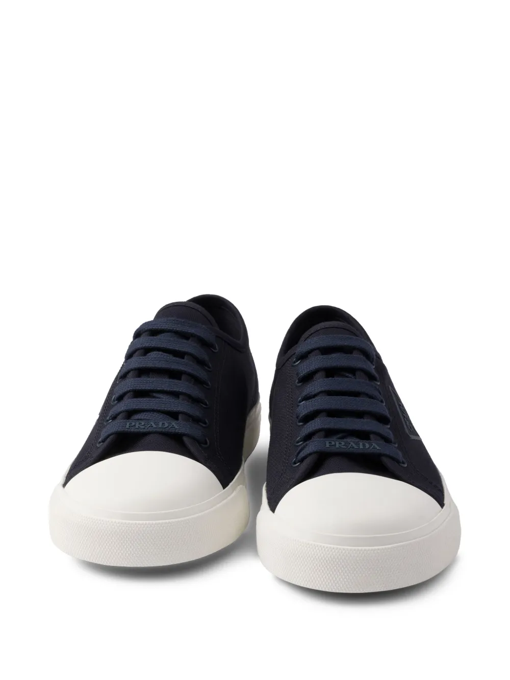 Prada triangle-logo sneakers Blue