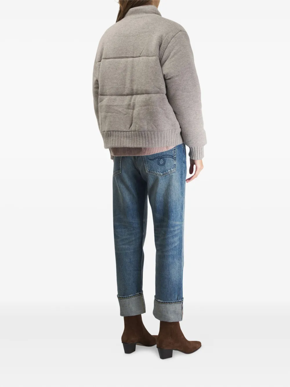 R13 Jeans met effect Blauw