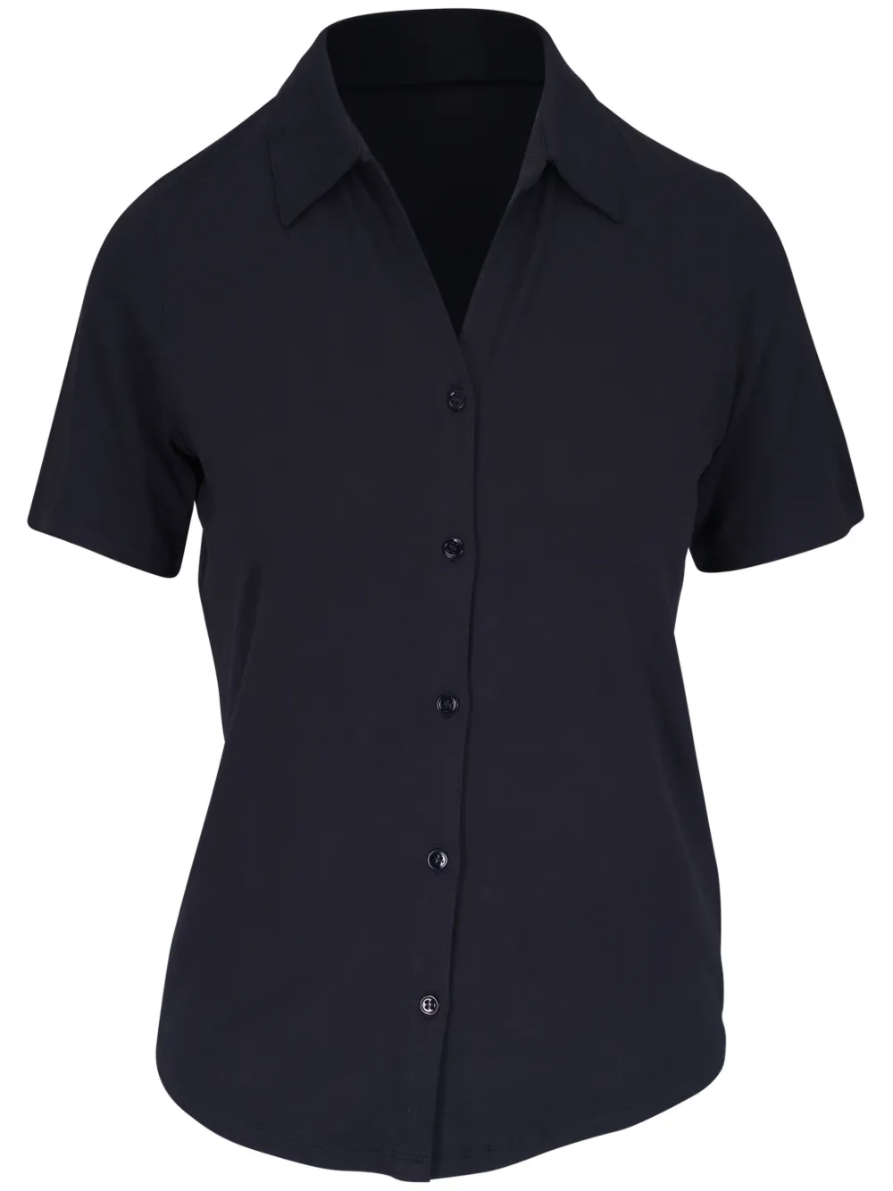 Majestic Filatures Stretch blouse Zwart