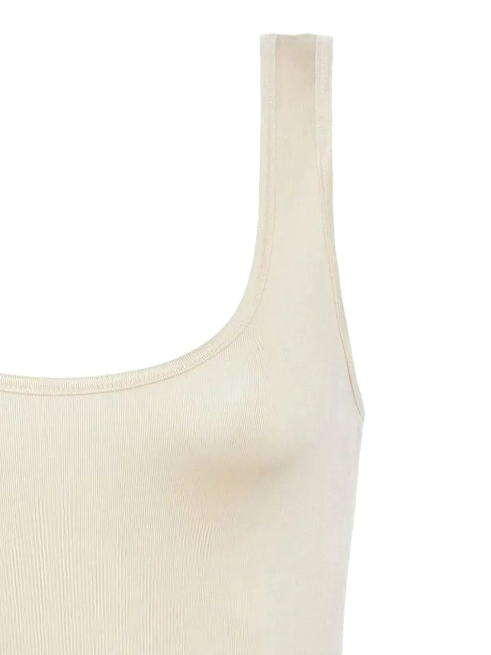 L Agence Chrissy Scoop-neck Tank Top In Neutral