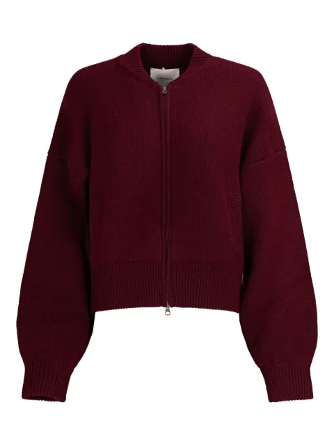 Lisa Yang balloon-sleeve zip-front jacket 