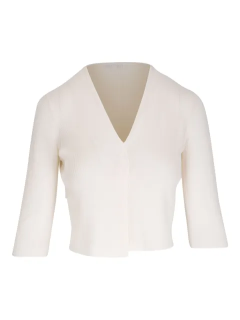 Lafayette 148 top tejido con diseño corto