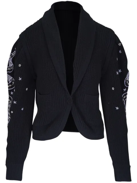 MOTHER embroidered cardigan