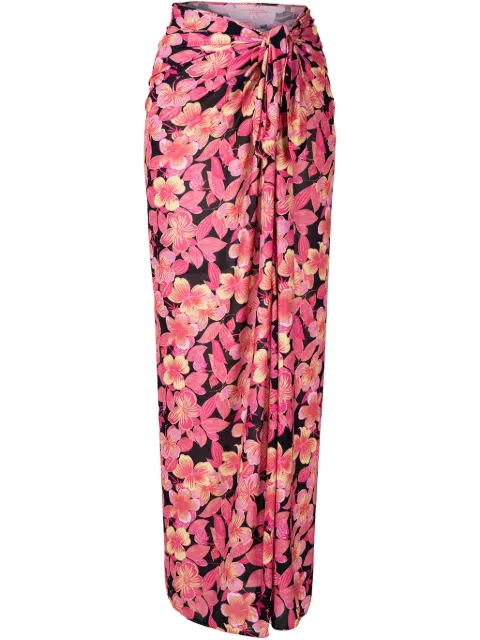 Amir Slama pareo con estampado floral