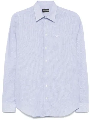 Comme Des Garçons Homme Deux ストライプ シャツ | ブルー | FARFETCH JP