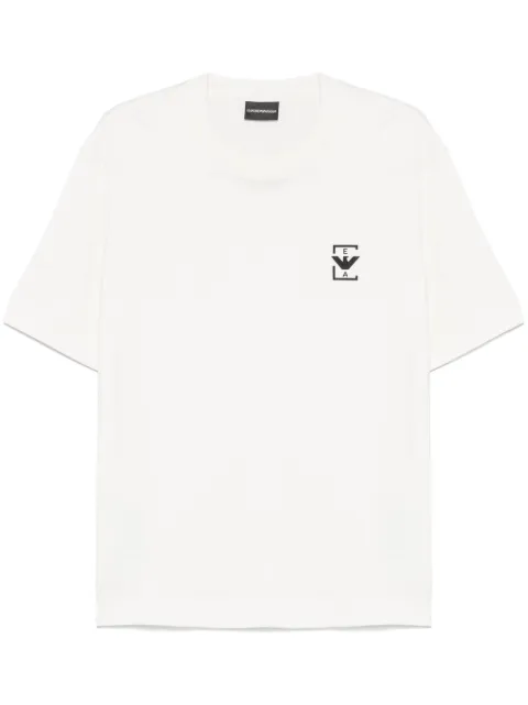 Emporio Armani eagle-appliqué T-shirt 