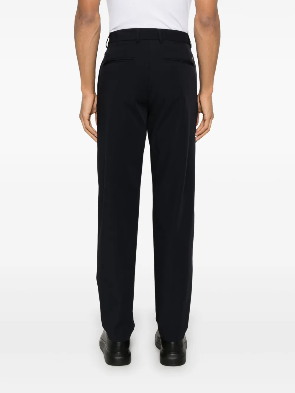 Emporio Armani Broek met toelopende pijpen Blauw