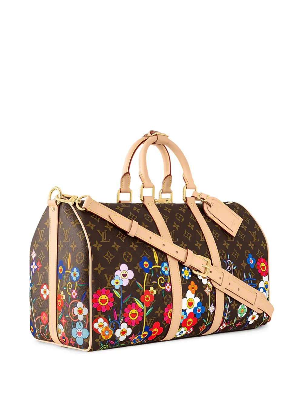 Louis Vuitton Pre-Owned x Takashi Murakami Keepall Bandouliere 45 "Monogram" travel bag | Image 2