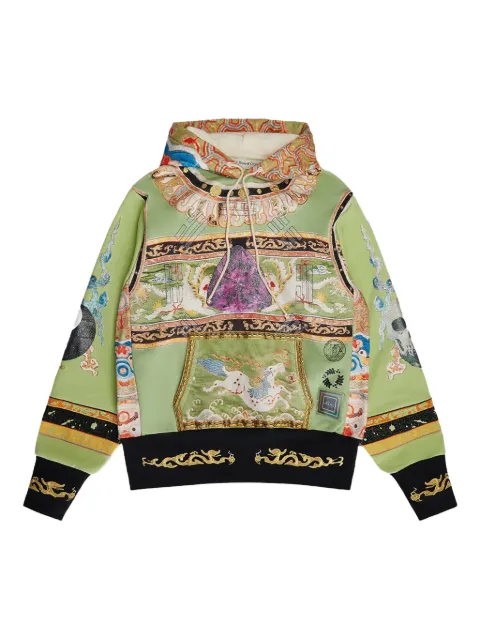 Advisory Board Crystals patterned pullover hoodie