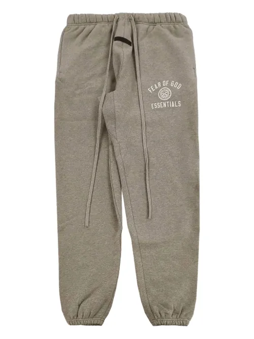 Pantalon de jogging Heather Grey à logo brodé - FEAR OF GOD ESSENTIALS - Modalova