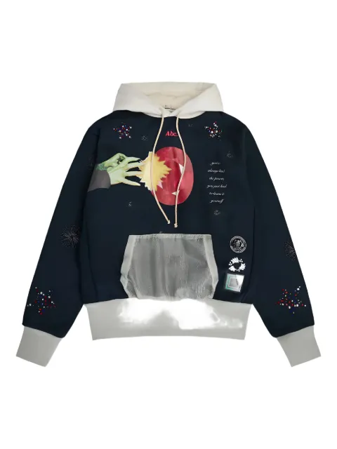 Advisory Board Crystals Birthstone crystal-embellished hoodie