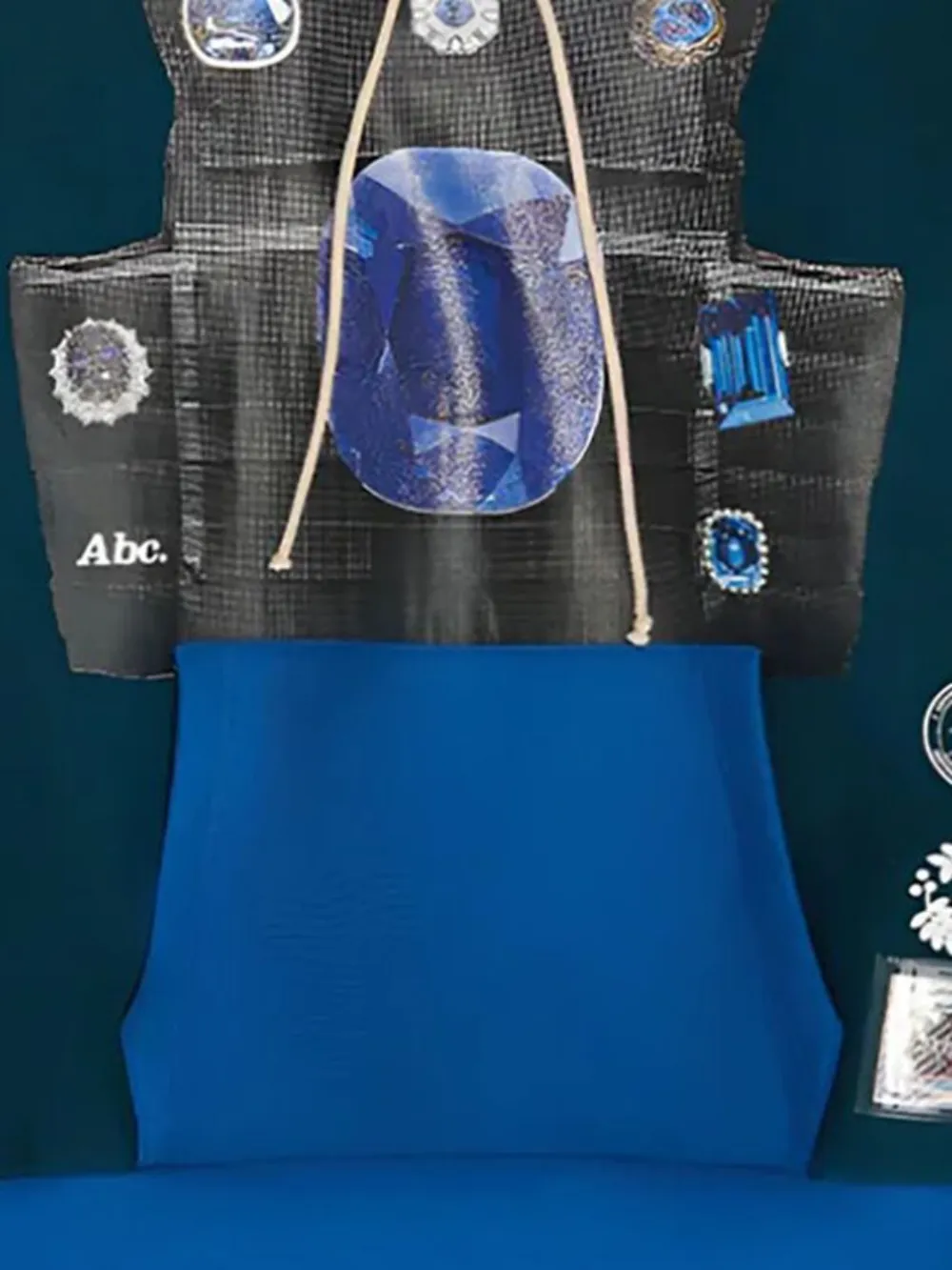 Advisory Board Crystals sapphire-print pocket hoodie | Hoodies | Image 2