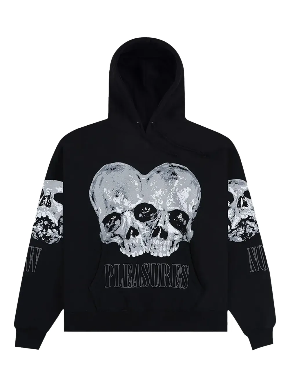 Pleasures Double Skull hoodie | Black | Image 1