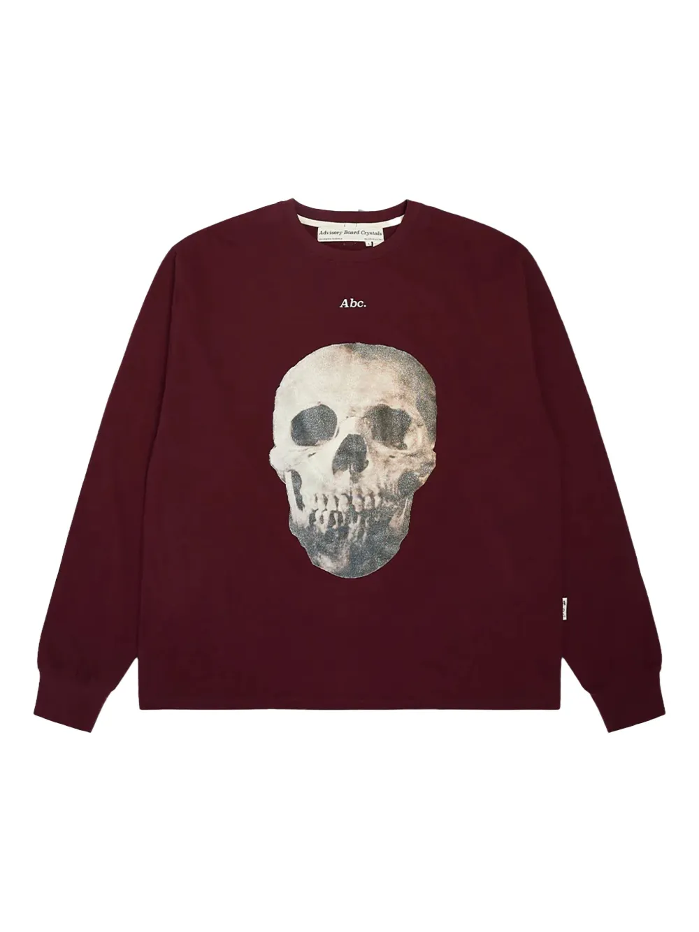 skull long-sleeve sweatshirt