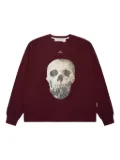 Advisory Board Crystals skull long-sleeve sweatshirt - Red
