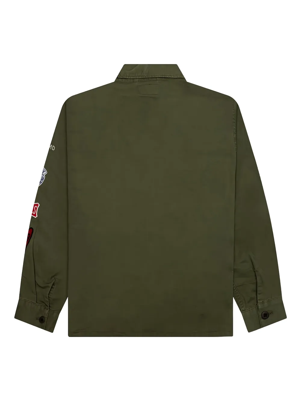 Human Made Shirtjack met opgestikte zak Groen