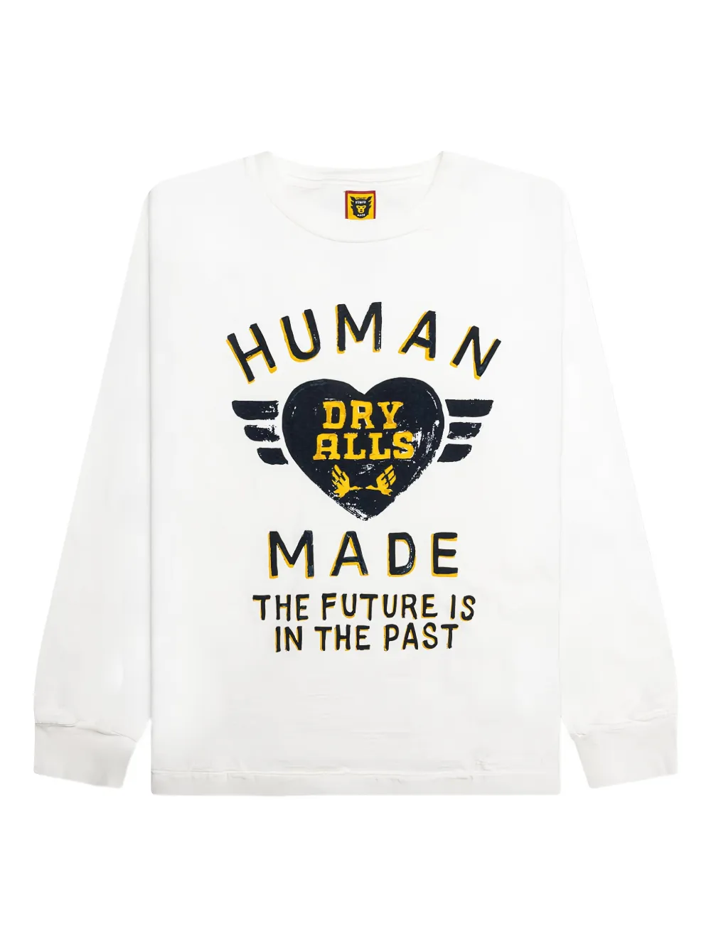 Human Made heart-logo long-sleeve T-shirt | White | Image 1