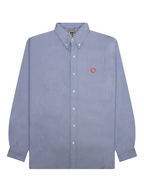 Human Made camisa con corazón bordado