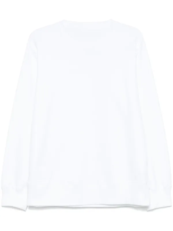 Sacai Wtaps-print Sweatshirt in White
