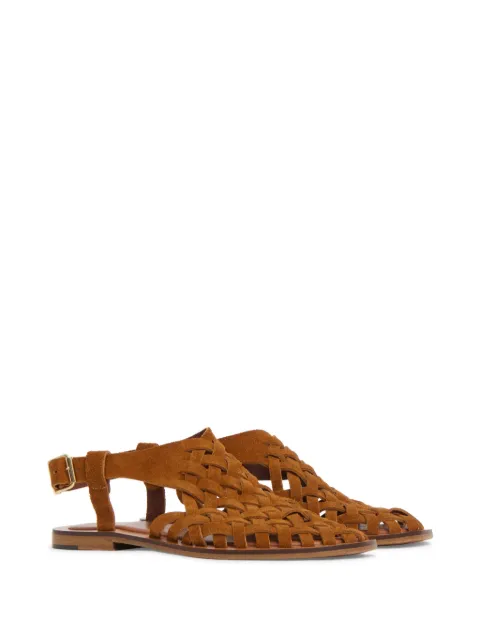 Mansur Gavriel woven sandals WS25F070USSADDLE - 1